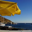 Hafenort Agios Georgios, Blick zu Fähranleger