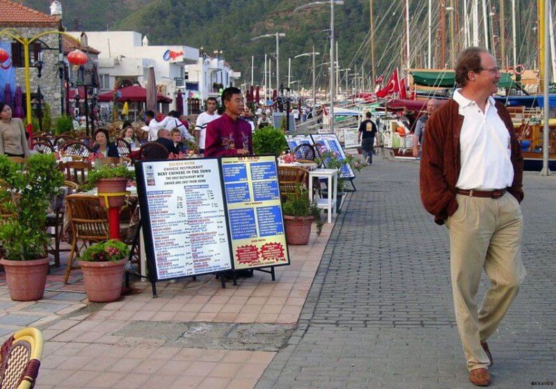 Blaue Reise: Marmaris Strandpromenade