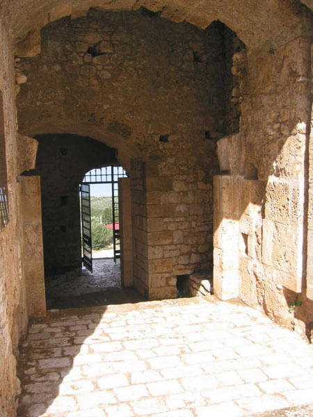 Kastro Chlemoutsi -Burganlagen auf dem Peloponnes