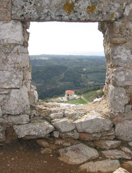 Kastro Chlemoutsi -Burganlagen auf dem Peloponnes