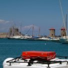 Bootsübernahme im Altstadthafen Rhodos
