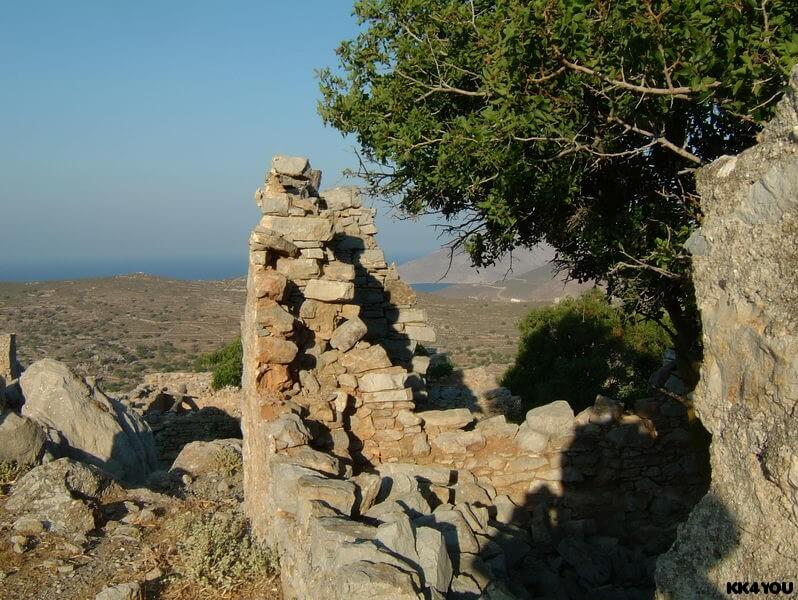 Tilos -Mikro Chorio, das kleine verlassene Dorf