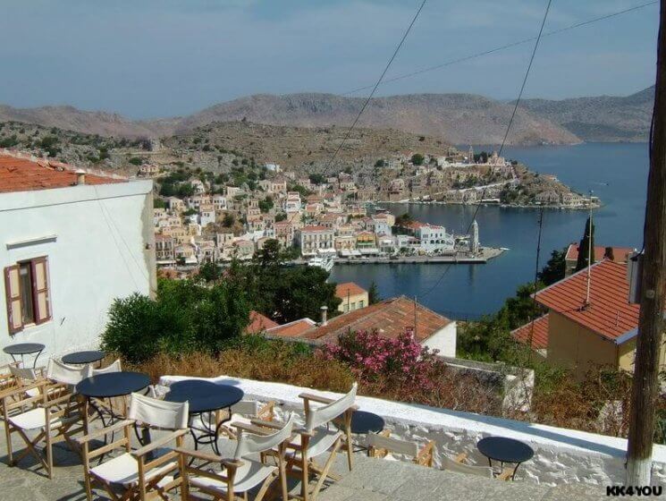 Symi -Besuch in der Oberstadt -Chorio