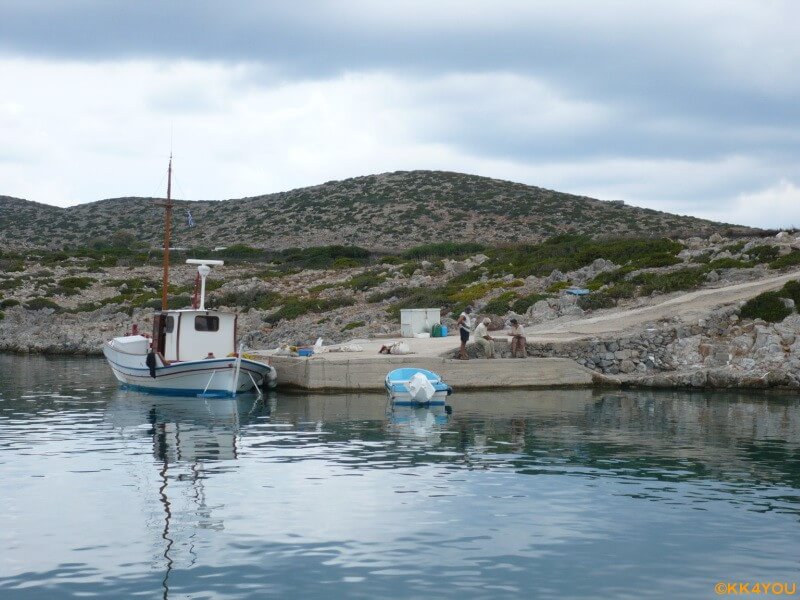 Levitha -Bootsanleger der Fischer