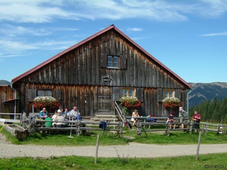 Alpwitschaft auf der Fahnengehren Alpe