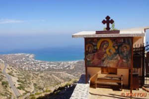 Kreta -Kloster unterhalb von Mochos