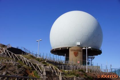 Madeiras Zentrum -Pico do Arieiro -Radarstation der Portugiesischen Luftstreitkräfte