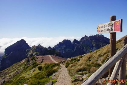 Madeiras Zentrum -Pico do Arieiro, dritthöchster Berg Madeiras mit 1818 Meter