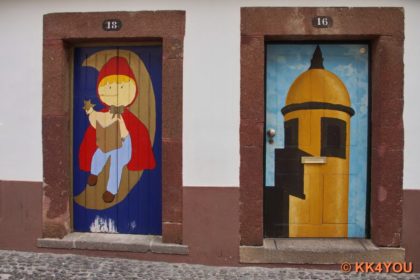 Funchal Altstadt -Junge Kunst an alten Türen