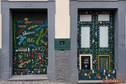 Funchal Altstadt -Junge Kunst an alten Türen