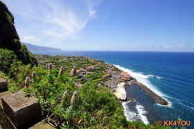 Madeiras Nordküste -Blick auf Ponta Delgada