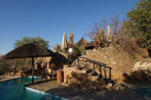 Poolbereich Vingerklip Lodge
