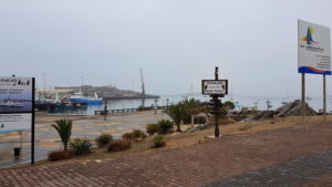 Lüderitz Waterfront im morgendlichen Dunst