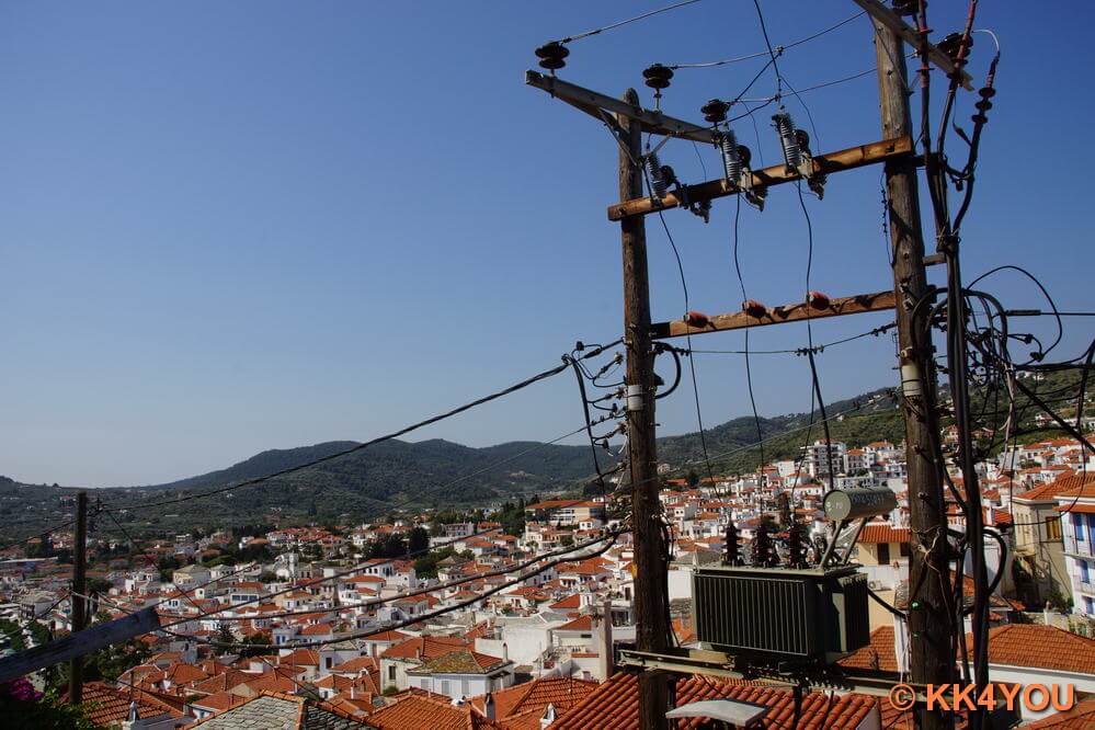 Über den Dächern von Skopelos