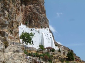 Meltemi, d.h. Landausflug in Amorgos Kloster Chozoviotissa