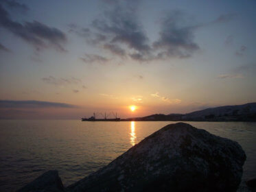 Tinos -Abendstimmung