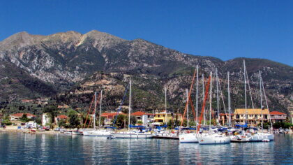 Lefkas -Hafenbucht Vlychon