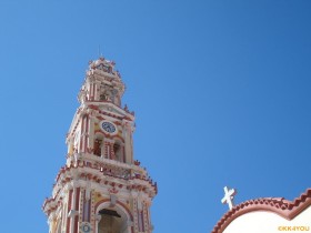 Glockenturm des Kloster Panormitis