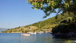 Agia Sofia Beach mit kleiner, urige Taverne