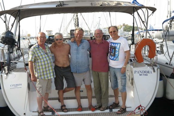 Crew (vr. Eberhard, Achim, Wolfgang, Jürgen, Klaus)