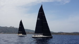 Regatta in der Straße von Bonifacio