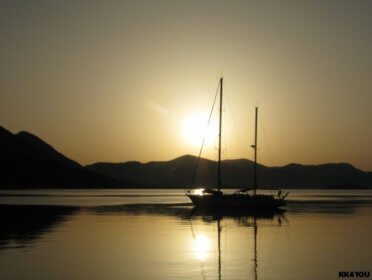 Kalamos -Hafen Porta Leone -Sonnenaufgang