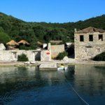 Kalamos -Hafen Porta Leone, das verlassene Dorf