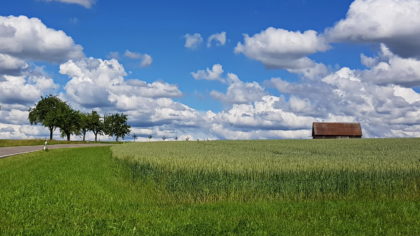 Welzheimer Radtour am Ortsrand von Welzheim