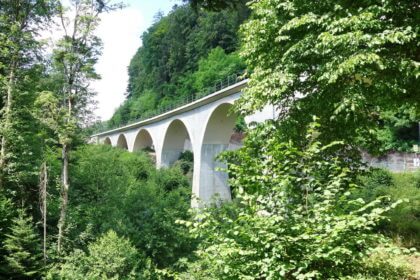 Radtour Wieslauftal -Viadukt Laufenmühle