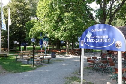 Radtour Wieslauftal -Welzheim, Biergarten Am Tannwald